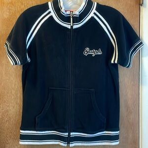 South Pole Junior Sz L Zippered Jacket With Pockets Cute! Vintage